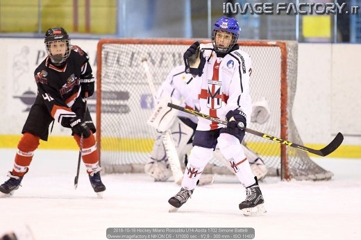 2016-10-16 Hockey Milano Rossoblu U14-Aosta 1702 Simone Battelli
